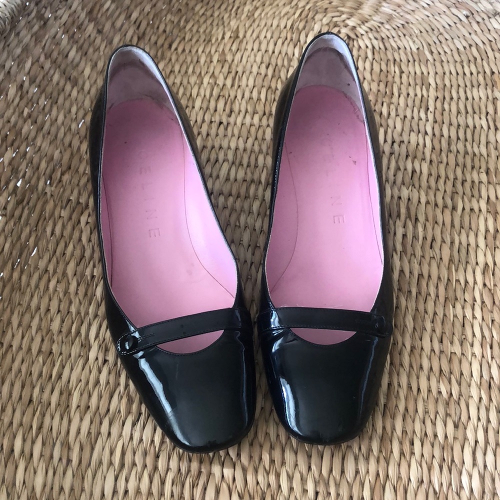 Celine patent leather Mary Jane heels size 6